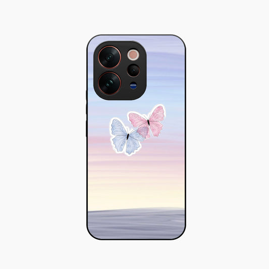 Minimal Butterfly Vivo V70 5G Back Cover