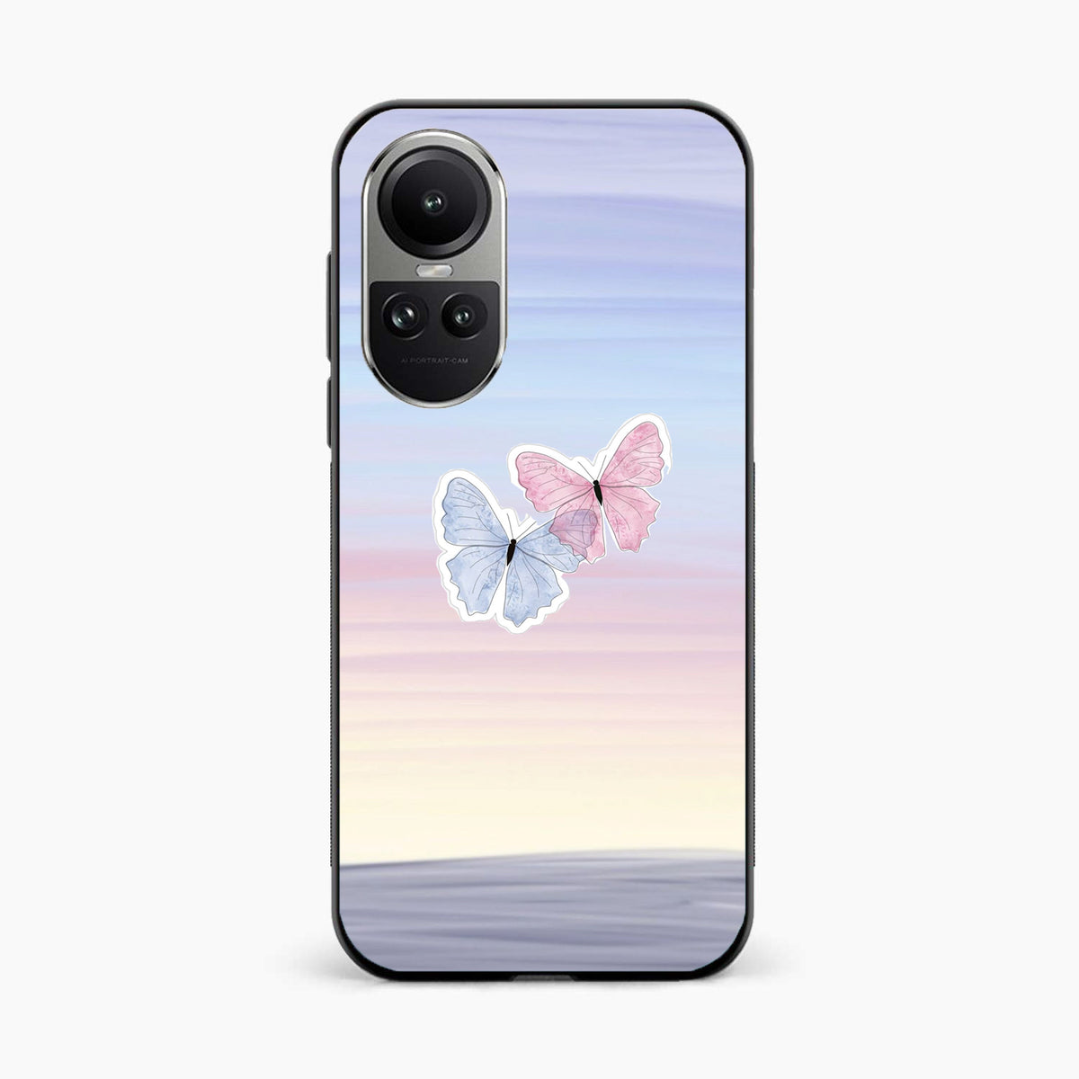 Minimal Butterfly Oppo Reno 10 Back Cover