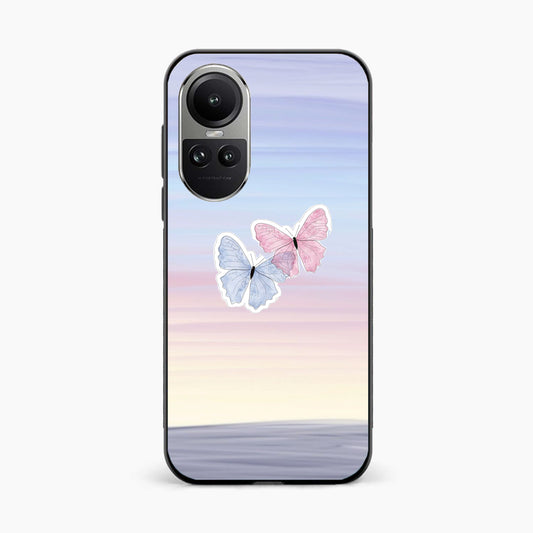 Minimal Butterfly Oppo Reno 10 Back Cover