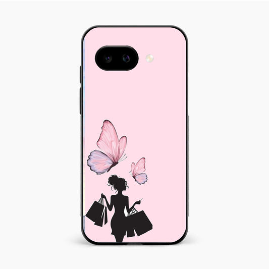 Butterfly Babe Aesthetic Google Pixel 9A Back Cover