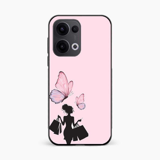 Butterfly Babe Aesthetic Oppo Reno 13 5G Back Cover