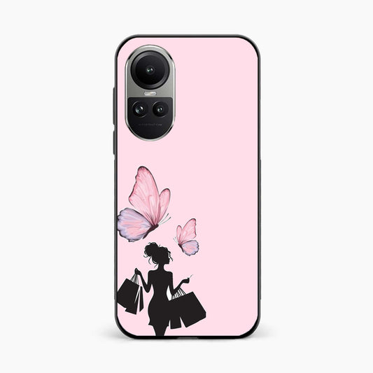 Butterfly Babe Aesthetic Oppo Reno 10 Pro Back Cover