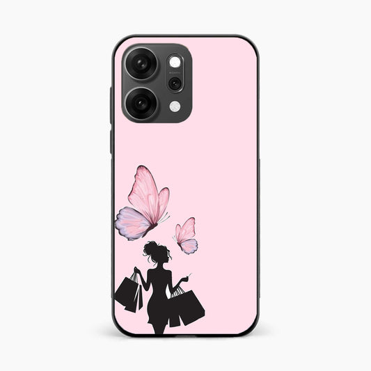 Butterfly Babe Aesthetic Oppo Reno 14 Pro 5G Back Cover