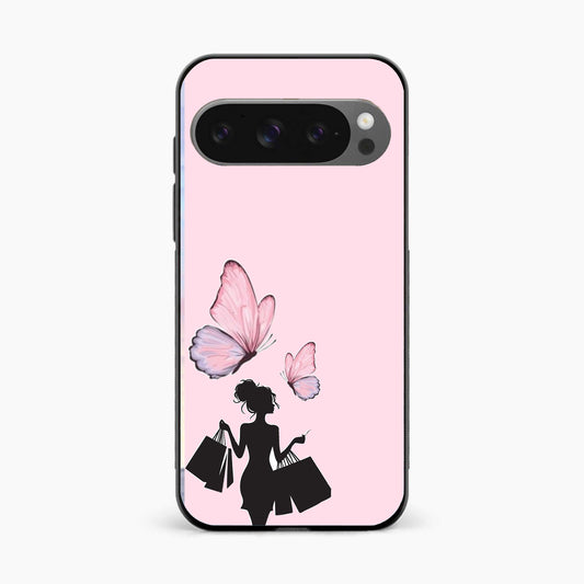 Butterfly Babe Aesthetic Google Pixel 9 Pro Back Cover