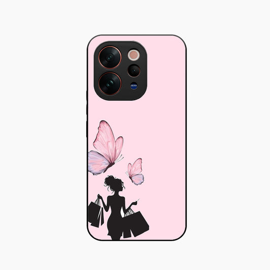 Butterfly Babe Aesthetic Vivo V70 5G Back Cover