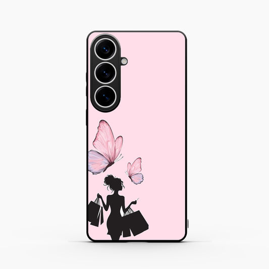 Butterfly Babe Aesthetic Samsung S26 Back Covers