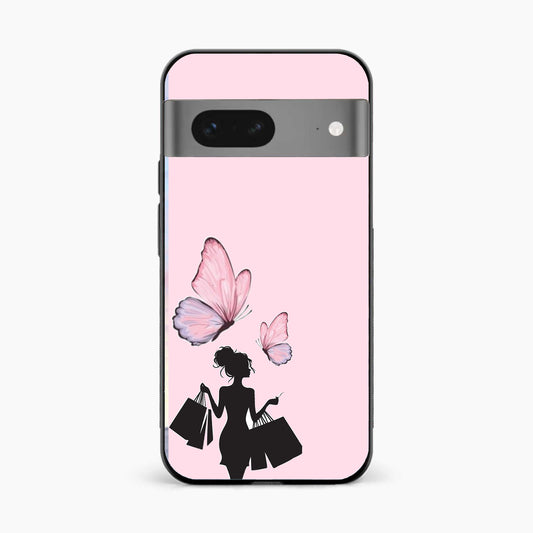 Butterfly Babe Aesthetic Google Pixel 8 Back Cover