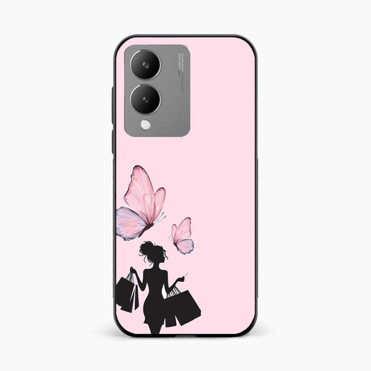 Butterfly Babe Aesthetic Vivo Y17s Back Cover