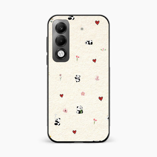 Panda Hearts & Flowers Oppo K13x 5G Back Cover