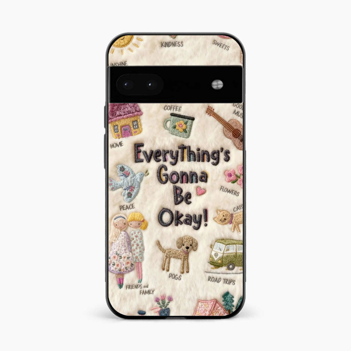 Cozy Happiness Collection Google Pixel 8A Back Cover