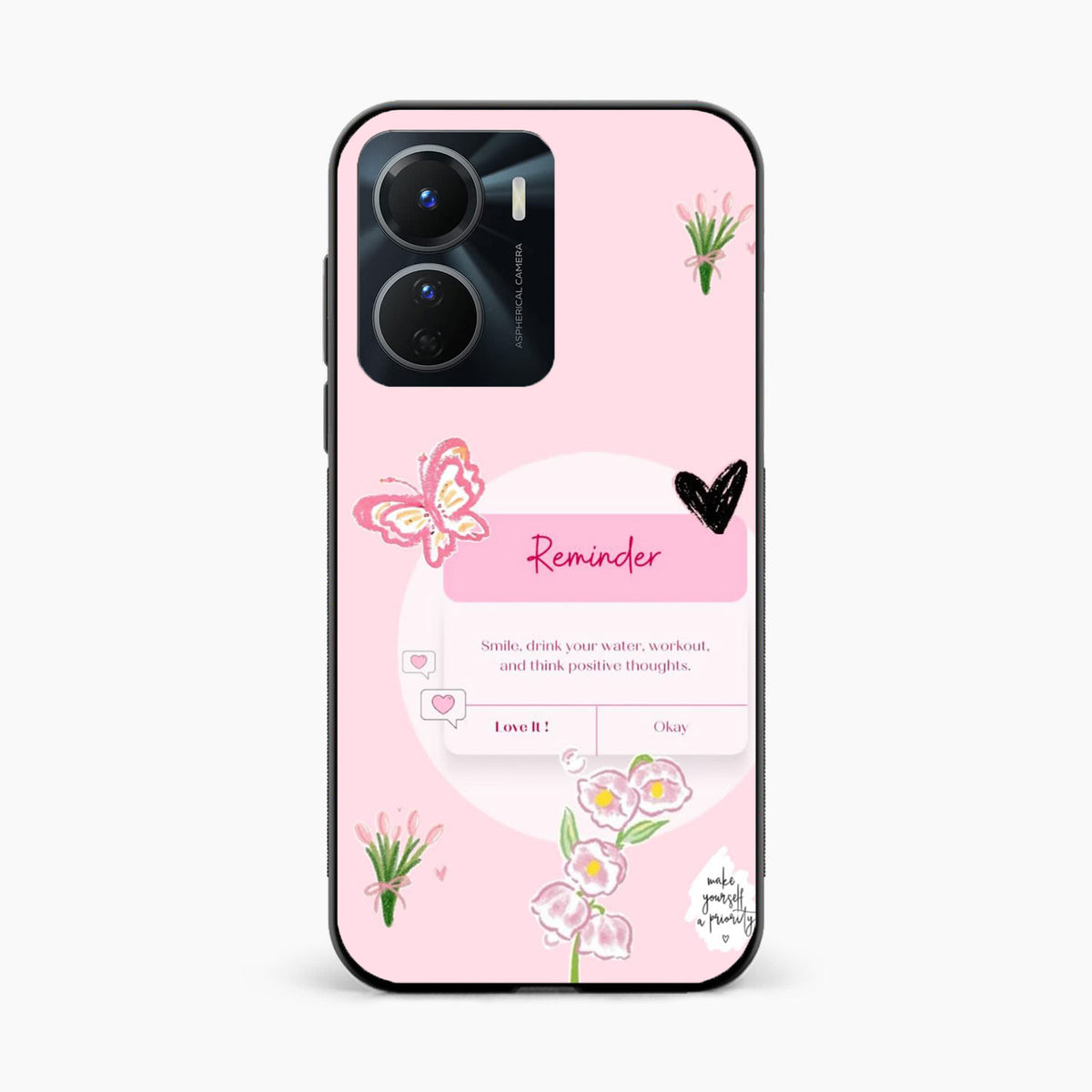 Floral Reminder Vivo Y16 Back Cover