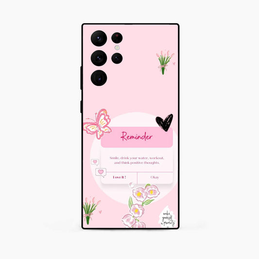 Floral Reminder Samsung S25 Ultra Back Cover