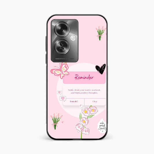 Floral Reminder Oppo F25 Pro 5G Back Cover