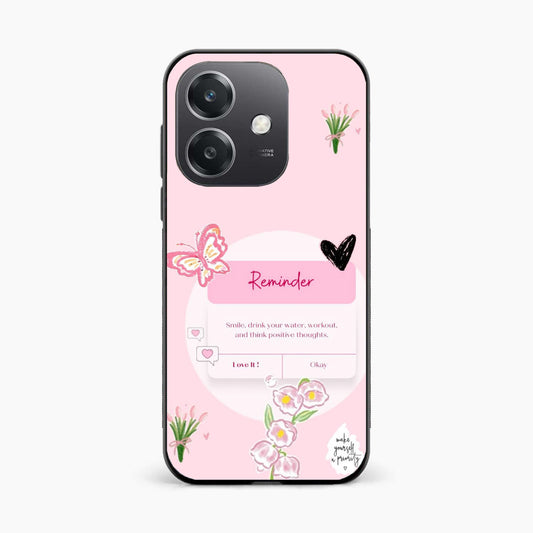 Floral Reminder Oppo A3x 4G Back Cover