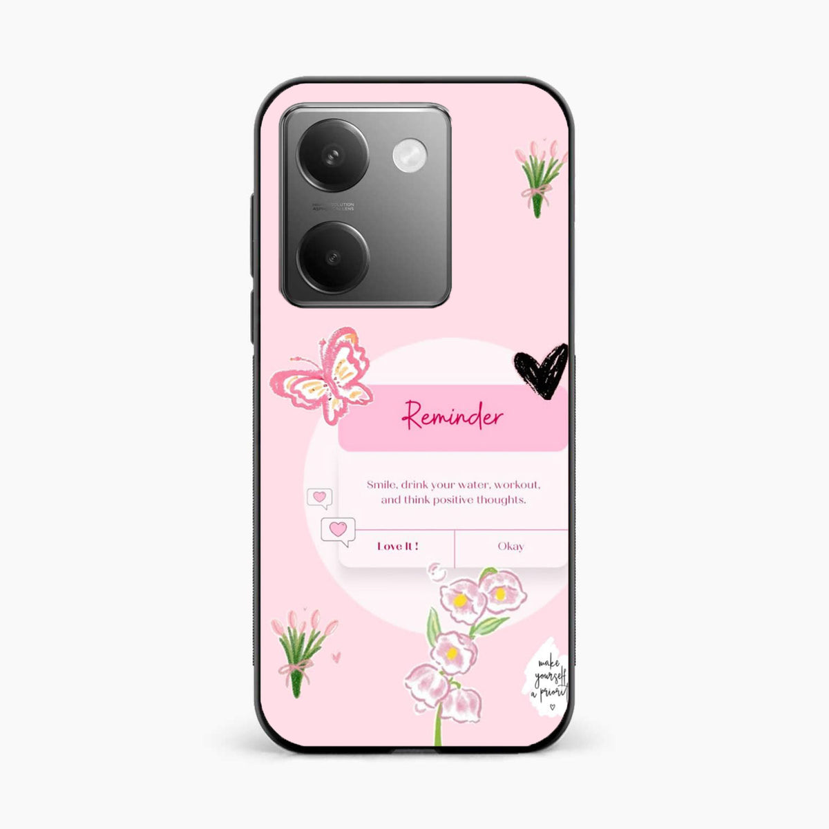 Floral Reminder Vivo Y200 Pro 5G Back Cover