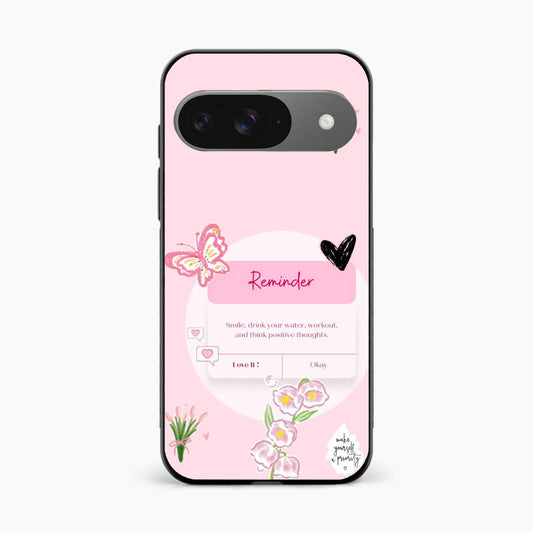 Floral Reminder Google Pixel 9 Back Cover