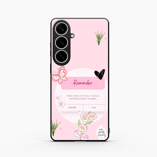 Floral Reminder Samsung S26 Back Covers