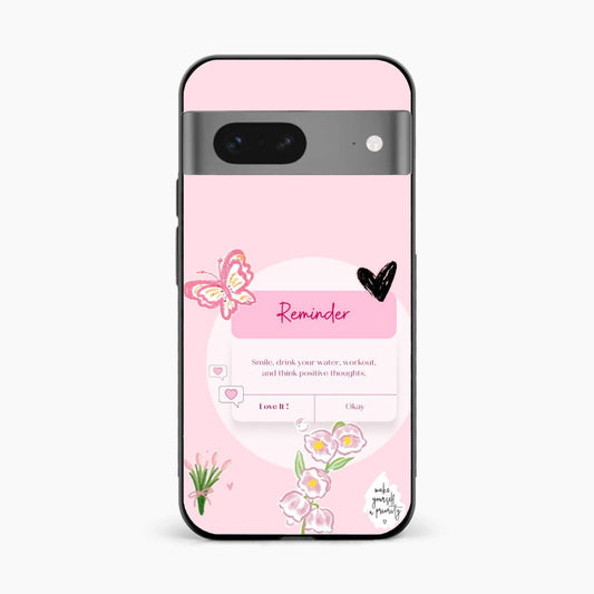 Floral Reminder Google Pixel 8 Back Cover