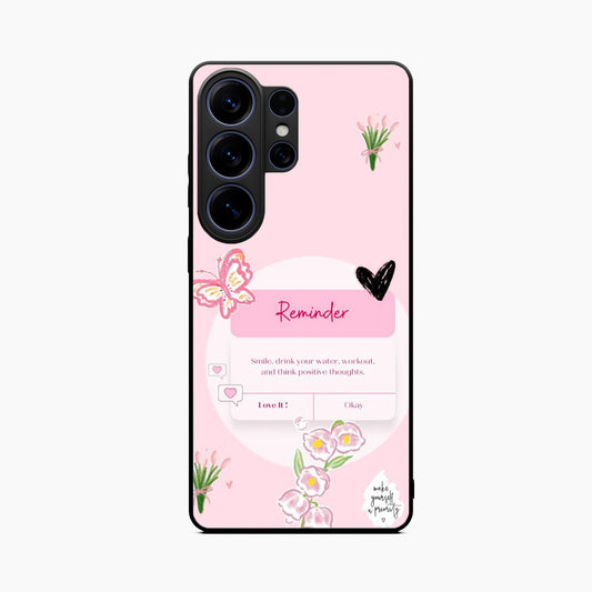 Floral Reminder Samsung S26 Ultra Back Cover