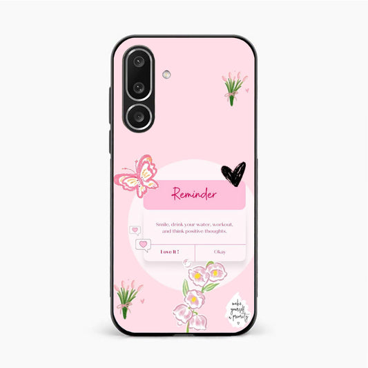 Floral Reminder Samsung F56 Back Cover