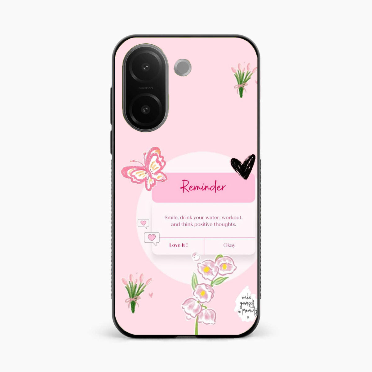 Floral Reminder Vivo V60e 5G Back Cover