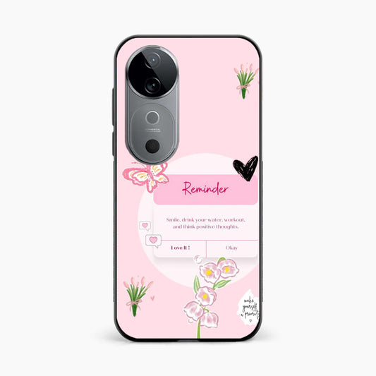 Floral Reminder Vivo V40 5G Back Cover