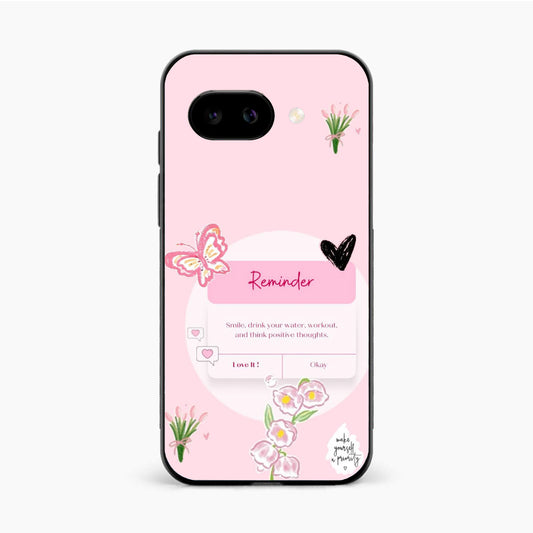 Floral Reminder Google Pixel 9A Back Cover