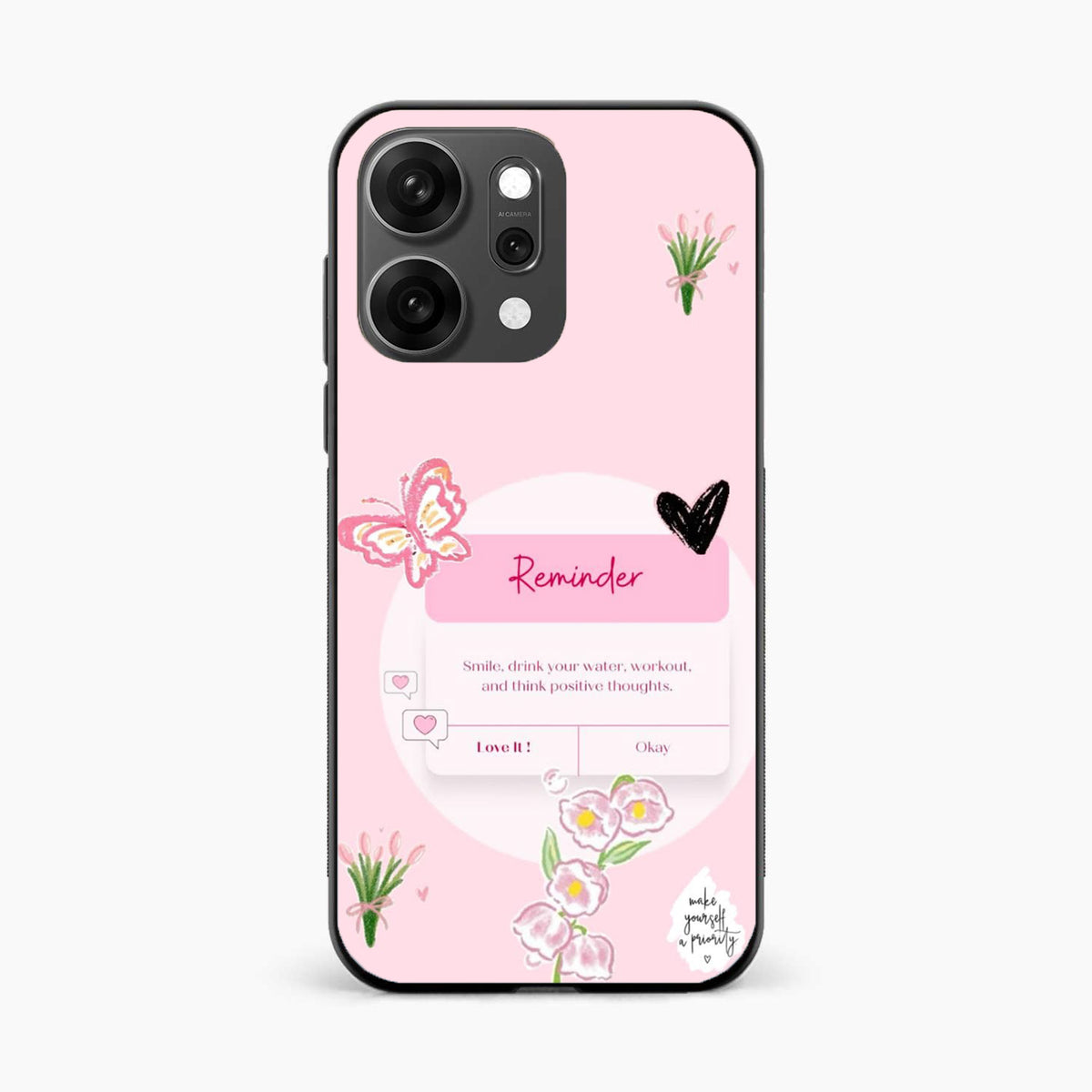 Floral Reminder Oppo Reno 14 Pro 5G Back Cover