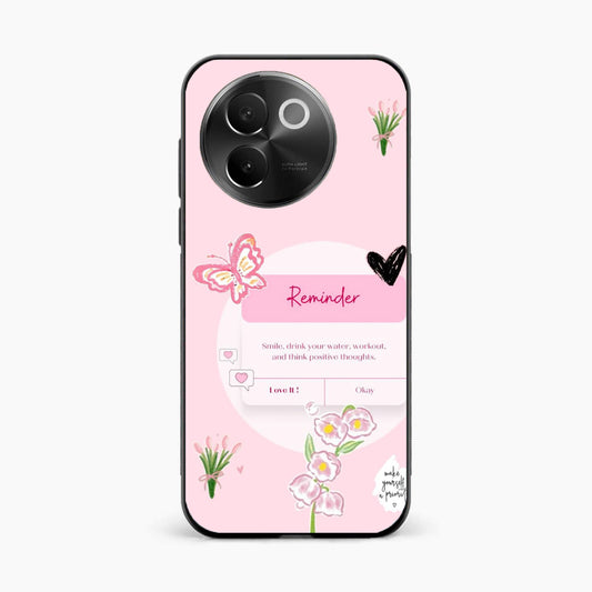 Floral Reminder Vivo V30e 5g Back Cover