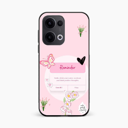 Floral Reminder Oppo Reno 13 5G Back Cover
