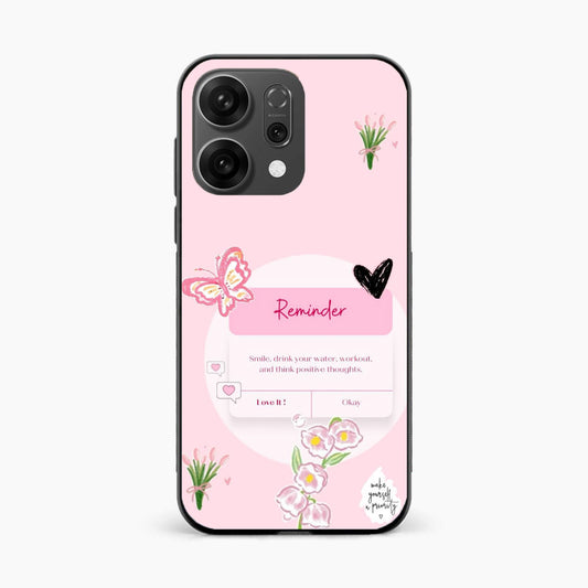 Floral Reminder Oppo Reno 14 5G Back Cover