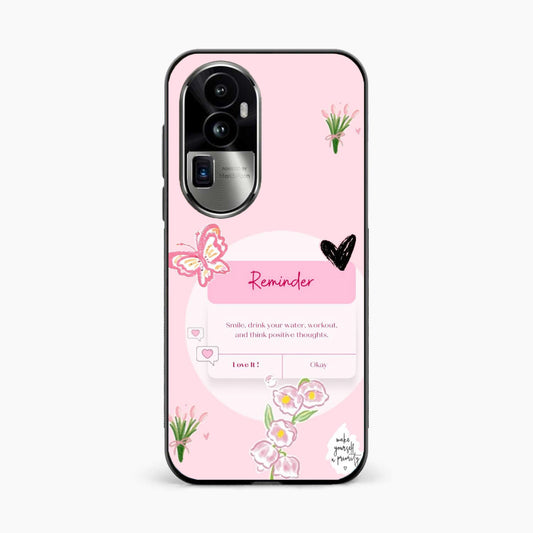 Floral Reminder Oppo Reno 10 Pro Plus 5G Back Cover