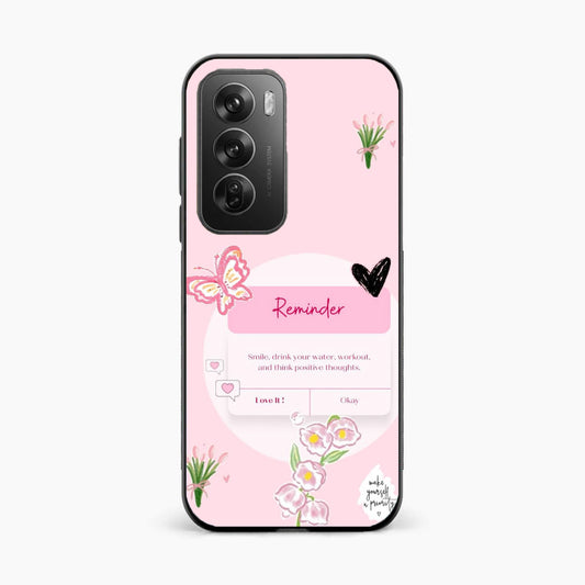 Floral Reminder Oppo Reno 12 Pro 5G Back Cover
