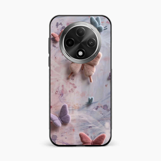 Fluffy Butterfly Oppo F27 5G Aesthetic Back Cover