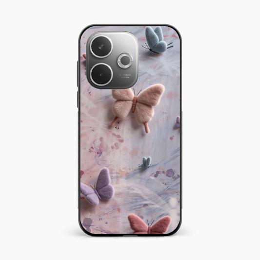 Fluffy Butterfly Oppo A5 Pro 5G Aesthetic Back Cover