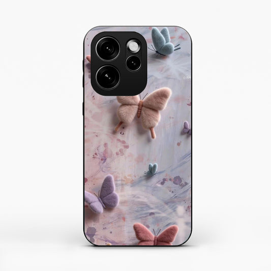 Fluffy Butterfly Oppo Reno 15 Pro 5G Aesthetic Back Cover