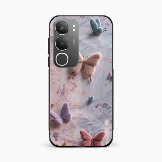 Fluffy Butterfly Vivo Y29 5G Aesthetic Back Cover