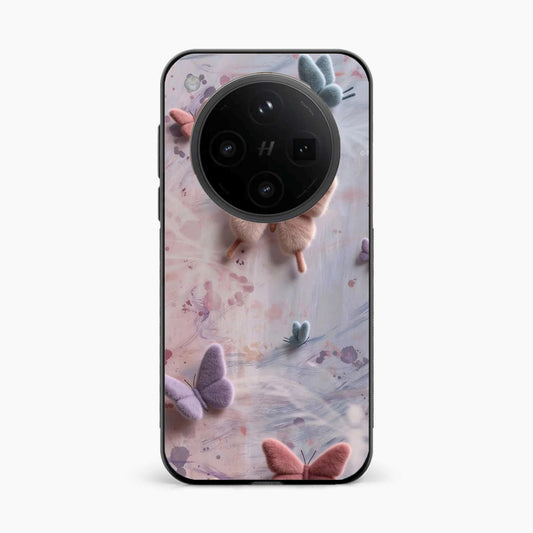 Fluffy Butterfly Oppo Find X8 Pro 5G Aesthetic Back Cover