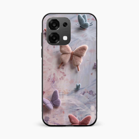 Fluffy Butterfly Oppo F31 5G Aesthetic Back Cover