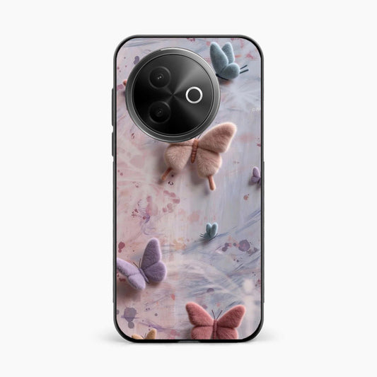 Fluffy Butterfly Vivo Y39 5G Aesthetic Back Cover