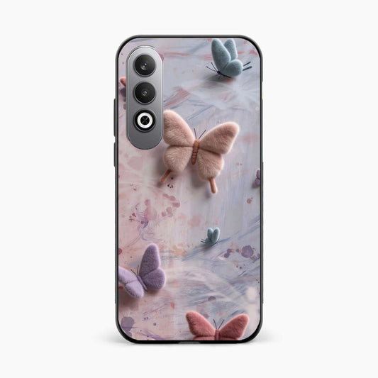 Fluffy Butterfly Oppo K12x 5G Aesthetic Back Cover
