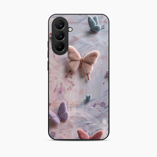 Fluffy Butterfly Samsung A57 5g Back Cover