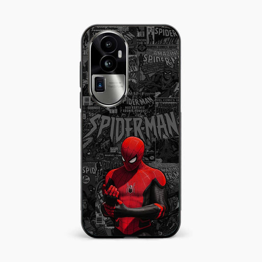 Spider Man Black Theme Oppo Reno 10 Pro Plus 5G Back Cover
