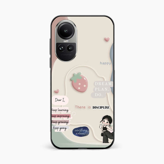 Dream Plan Do Vibes Oppo Reno 10 Back Cover