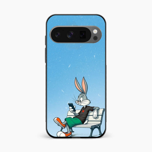Chill Bunny Aesthetic Google Pixel 10 Pro Back Cover