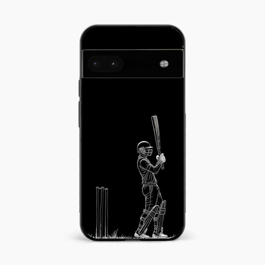 Cricket Minimal Line Art Google Pixel 8A Back Cover