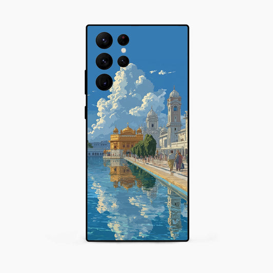Golden Temple Peace & Faith Samsung S25 Ultra Back Cover