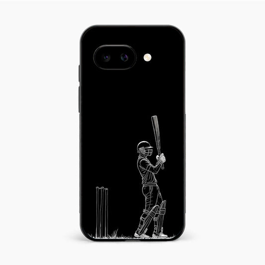 Cricket Minimal Line Art Google Pixel 9A Back Cover