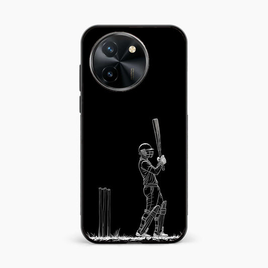 Cricket Minimal Line Art Vivo T3x 5G Back Cover