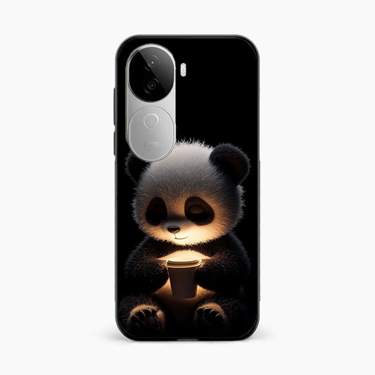Soft Glow Panda Vivo V40e 5G Back Cover